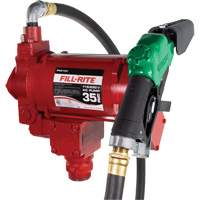Pompe de transfert de carburant 115/230 V c. a. avec pistolet Equipex