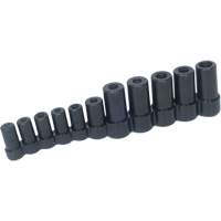 11-Piece Tap Socket Set with 3 Sizes for Non MTCI Taps Equipex