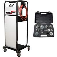 Pompette de purge de frein Brake-Pro &agrave; structure haute avec adaptateurs Equipex