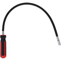 Tournevis flexible extra-long avec adaptateur carr&eacute; 1/4" x hexagonal 1/4" Equipex
