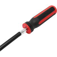 Tournevis flexible extra-long avec adaptateur carr&eacute; 1/4" x hexagonal 1/4" Equipex