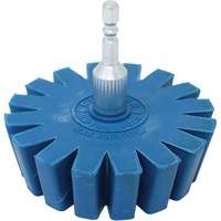 Roue &agrave; gomme &agrave; engrenage conique avec adaptateur d'arbre &agrave; connexion rapide Equipex