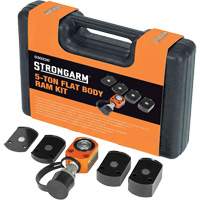 Trousse de v&eacute;rin &agrave; profil plat avec adaptateurs, Course de 0,24", Capacit&eacute; de 5 tonne(s), 10 000 PSI Equipex