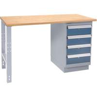 &eacute;tabli industriel, Cap 1000 lb, 60" la x 36" p, 34" h Equipex