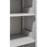 Hi-Boy Storage Cabinet, Steel, 4 Shelves, 72" H x 36" W x 18" D, Grey Equipex