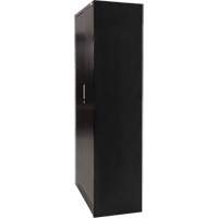 Hi-Boy Storage Cabinet, Steel, 4 Shelves, 72" H x 36" W x 18" D, Black Equipex