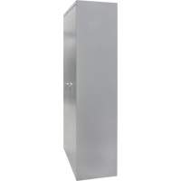 Wardrobe Storage Cabinet, Steel, 36" W x 18" D x 72" H, Grey Equipex