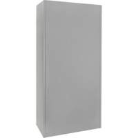 Wardrobe Storage Cabinet, Steel, 36" W x 18" D x 72" H, Grey Equipex