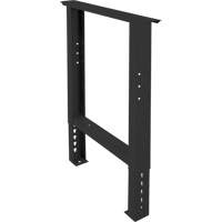 Pattes d'&eacute;tabli pour service industriel, Acier, 24" p x 34" h, Simple Equipex