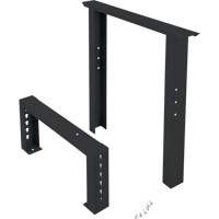 Pattes d'&eacute;tabli pour service industriel, Acier, 24" p x 34" h, Simple Equipex