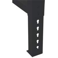 Pattes d'&eacute;tabli pour service industriel, Acier, 30" p x 34" h, Simple Equipex