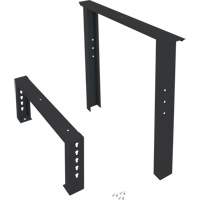 Pattes d'&eacute;tabli pour service industriel, Acier, 30" p x 34" h, Simple Equipex