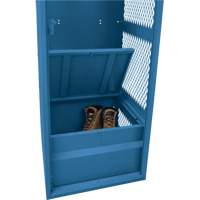 Casier pour &eacute;quipement, Acier, 24" la x 18" p x 72" h, Bleu fonc&eacute; Equipex