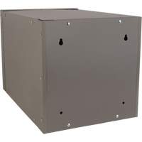 Casier cubique empilable, 12" x 18" x 12", Acier, Gris, D&eacute;mont&eacute; Equipex