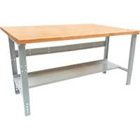 Industrial Modular Workbench, 1000 lbs. Cap., 72" W x 48" D Equipex