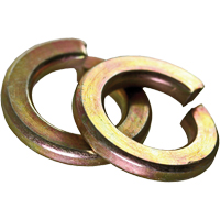 Rondelle d'arr&ecirc;t fendue, 1/4", Zinc jaune Equipex