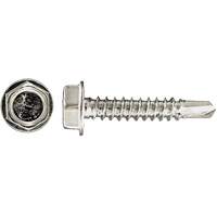 Rondelle hexagonale auto-perc&eacute;e Drill-X, #14 x 1" lo, Zingu&eacute; Equipex
