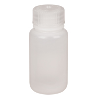 Bouteilles &agrave; large ouverture, Ronde, 2 oz, Plastique Equipex
