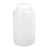 Bouteilles &agrave; large ouverture, Ronde, 1/2 gal., Plastique Equipex