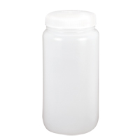Bouteilles &agrave; large ouverture, Ronde, 1 gal., Plastique Equipex