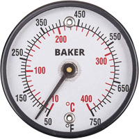 Surface Thermometers, Contact, Analogue, 50-750°F (10-400°C) Equipex