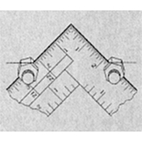 Stair Gauge Fixture Attachments for Rafter & Framing Squares Equipex