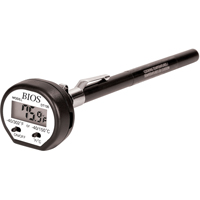 Stem Thermometers, Contact, Digital, -40.0-302.0°F (-40.0-150.0°C) Equipex
