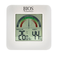 Indoor Hygrometers with BIOS Comfort Scale, Contact, Digital, -58-158°F (-50-70°C) Equipex