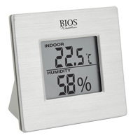 Indoor Thermometers for Humidity & Temperature, Contact, Digital, -58-158°F (-50-70°C) Equipex