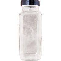 Bouteille, Carr&eacute;e, 8 fl. Oz., Verre Equipex