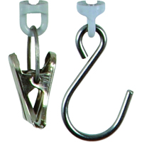 Accessoire pour balance &agrave; ressort Micro -pince + crochet avec attache &agrave; œil Equipex