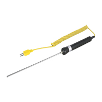 Sonde &agrave; thermocouple d'immersion, 11-1/4" " lo Equipex