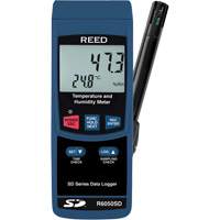 Data Logging Thermo-Hygrometer, 5% - 95% RH, 32° - 122° F ( 0° - 50°C ) Equipex