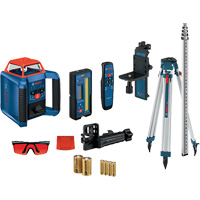 Ensemble laser rotatif horizontal/vertical auto-nivelant Revolve2000, 2000' (609,6 m), 670 N.m Equipex