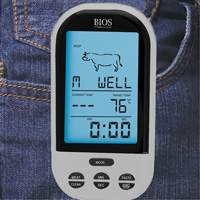 Thermom&egrave;tre &agrave; viande et &agrave; volaille sans fil, Contact, Num&eacute;rique, 32-482°F (0-250°C) Equipex