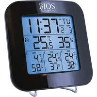 Station m&eacute;t&eacute;orologique sans fil avec 3 capteurs, Sans contact, Num&eacute;rique, 40-158°F (-40-70°C) Equipex