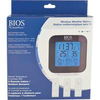 Station m&eacute;t&eacute;orologique sans fil avec 3 capteurs, Sans contact, Num&eacute;rique, 40-158°F (-40-70°C) Equipex
