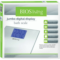 Jumbo Digital Display Scale, 550 lbs. Cap., 0.2 lbs. / 0.1 kg Graduations Equipex