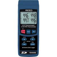 Data Logging Thermocouple Thermometer with Calibration Certificate Equipex