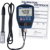 pH/mV Meter with Temperature with Calibration Certificate Equipex