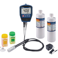 pH/mV Meter with Buffer Solution & Power Adapter Kit Equipex