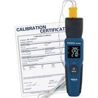 Thermom&egrave;tre &agrave; thermocouple Blueetooth Smart Series avec certificat de calibration, Contact, Num&eacute;rique, -328-2501°F (-200-1372°C) Equipex