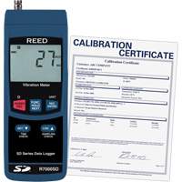 Data Logging Vibration Meter with ISO Certificate, 10% - 85% RH, 32°- 122° F ( 0° - 50° C ) Equipex
