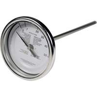5" Maple Syrup Stem Thermometer, Contact, Analogue Equipex