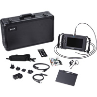 Ensemble de vid&eacute;oscope haute performance avec cam&eacute;ra HD double & longue sonde, 1280" lo x 720" la Affichage, 1024 x 600 pixels, 4,9 mm (0,19") T&ecirc;te de cam&eacute;ra Equipex