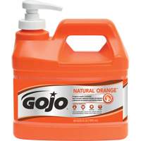 Natural Orange Hand Cleaner, Pumice, 1.89 L, Pump Bottle, Citrus/Orange Equipex