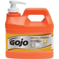 Natural Orange Hand Cleaner, Cream, 1.89 L, Pump Bottle, Citrus/Orange Equipex