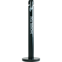 Cendriers Smokers' Pole, Sur pied, Aluminium, Hauteur 41" Equipex