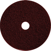 Tampons pour l'entretien des planchers, 17", D&eacute;capant, Brun Equipex