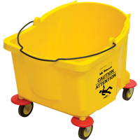 Mop Bucket, 9.5 US Gal. (38 qt.) Capacity, Yellow Equipex
